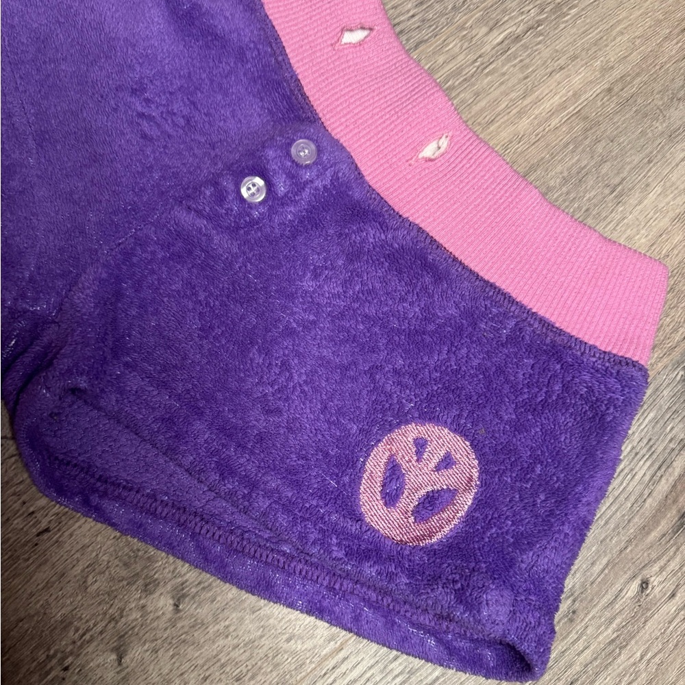 Body Candy Rare Y2K Early 2000’s PLUSH MINI SHORTS - Picture 2 of 5